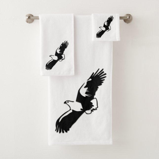 Lone Eagle Badhandtuch Set (Insitu)