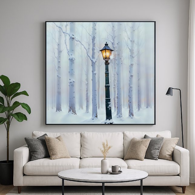 Lone Lamppost - Kunstdesign in Melancholie Poster (Von Creator hochgeladen)