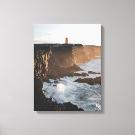 Lone Lighthouse Leinwanddruck