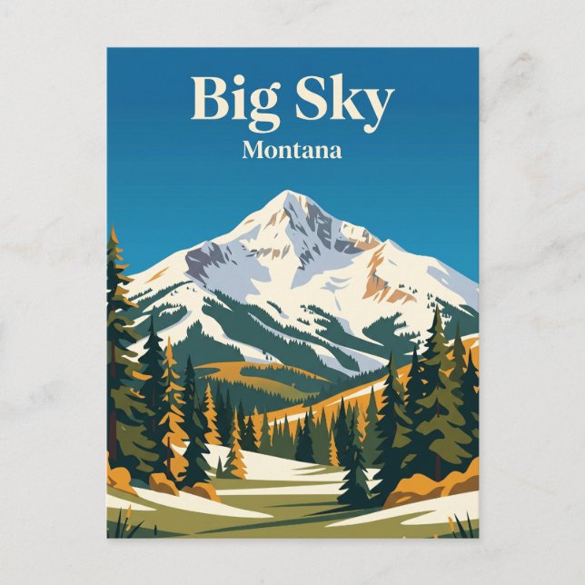 Lone Mountain USA Postkarte (Vorderseite)