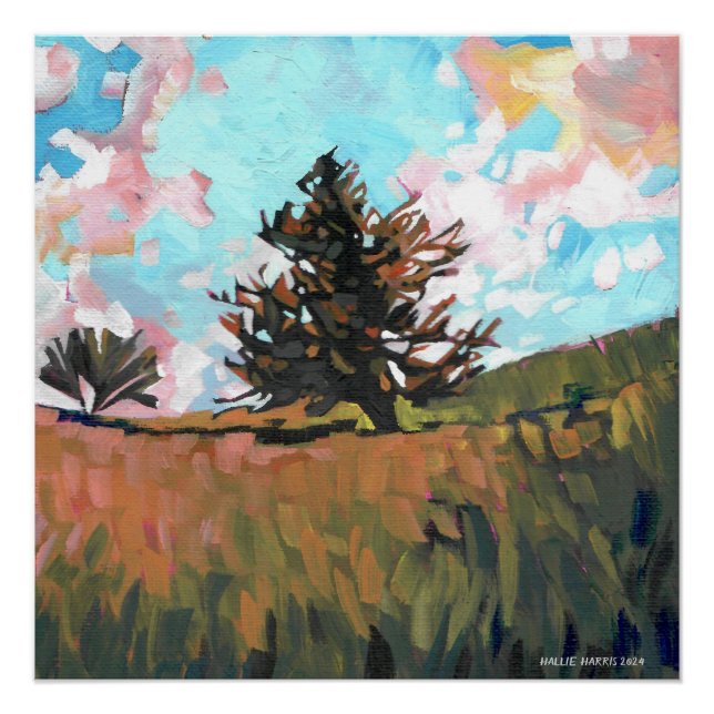 Lone Pine Tree Poster (Vorderseite)