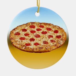 Lone Pizza - Mehrprodukte Keramik Ornament