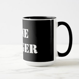 Lone Ranger Black 15 oz Ringer Tasse