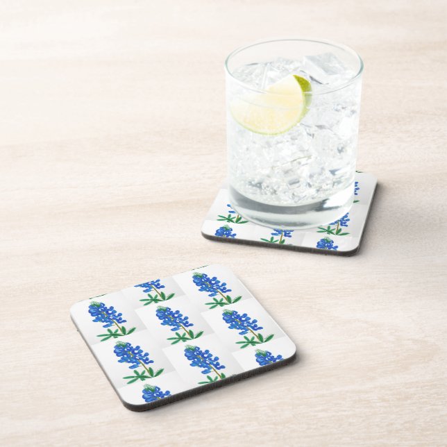 Lone Star Bluebonnet Coaster Getränkeuntersetzer (Rechte Seite)