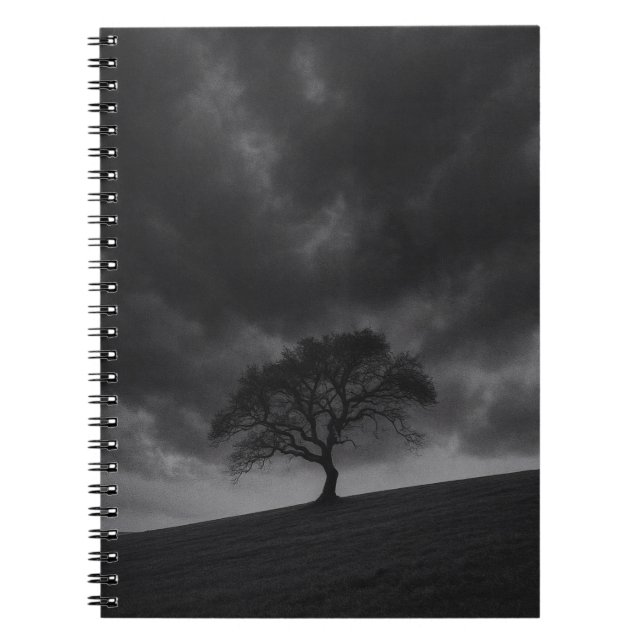 Lone Tree Stormy Sky Carnet (Devant)