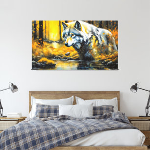 LONE WOLF 2 LEINWANDDRUCK