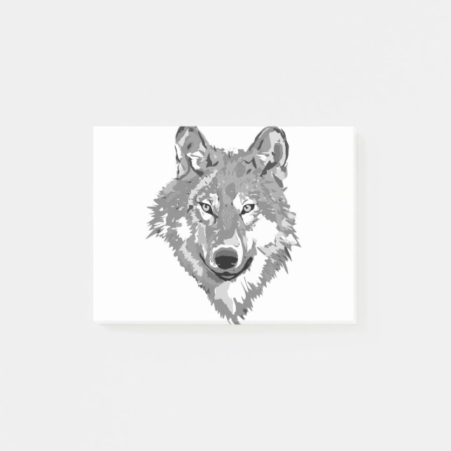 Lone Wolf Design Post-it Klebezettel (Vorderseite)