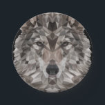 Lone Wolf Geometric Portrait Pappteller<br><div class="desc">Erinnern Sie sich oder jemand Sie Liebe, dass "Sie genug" mit diesem Lone Wolf Bild. Man braucht nicht die Zustimmung der Menge und kann selbst entscheiden. Seien Sie unerbittlich unabhängig. Dieser geometrische Wolf stellt ihre Herausforderung. Ein echter Alpha, der ihrem Rudel treu ist. Sie ist gefährlich für jeden außerhalb ihres...</div>