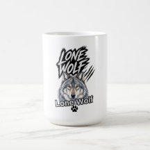 Lone Wolf Grafik-Mug