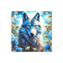 Lone Wolf im Garten der verzauberten blauen Rose