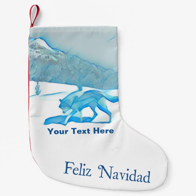 Lone Wolf im Westen - Feliz Navidad Kleiner Weihnachtsstrumpf (Vorderseite)