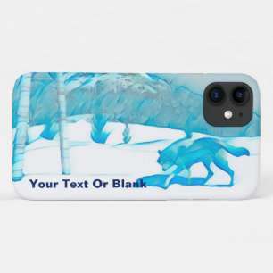 Lone Wolf im WInter Case-Mate iPhone Hülle