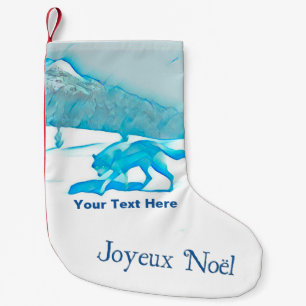 Lone Wolf in WInter - Joyeux Noël Kleiner Weihnachtsstrumpf