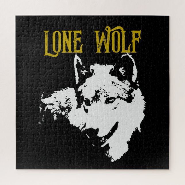 Lone Wolf Male Sigma Modern Minimalistisch (Vertikal)