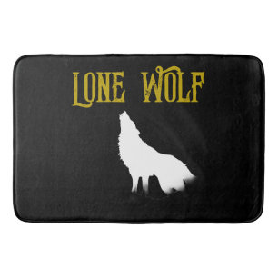 Lone Wolf Male Sigma Modern Minimalistisch Badematte