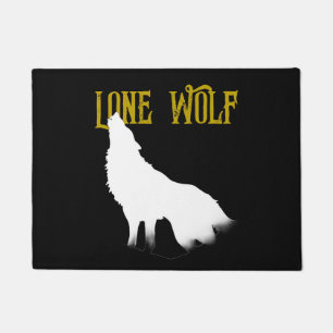 Lone Wolf Male Sigma Modern Minimalistisch Fußmatte