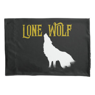 Lone Wolf Male Sigma Modern Minimalistisch Kissenbezug