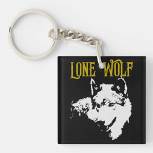 Lone Wolf Male Sigma Modern Minimalistisch Schlüsselanhänger