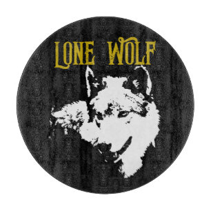 Lone Wolf Male Sigma Modern Minimalistisch Schneidebrett
