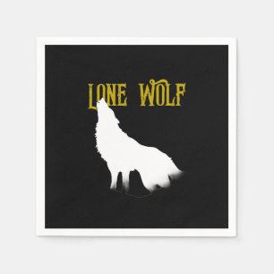 Lone Wolf Male Sigma Modern Minimalistisch Serviette