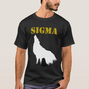 Lone Wolf Male Sigma Modern Minimalistisch T-Shirt