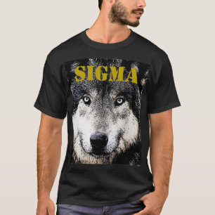 Lone Wolf Male Sigma Modern Minimalistisch T-Shirt