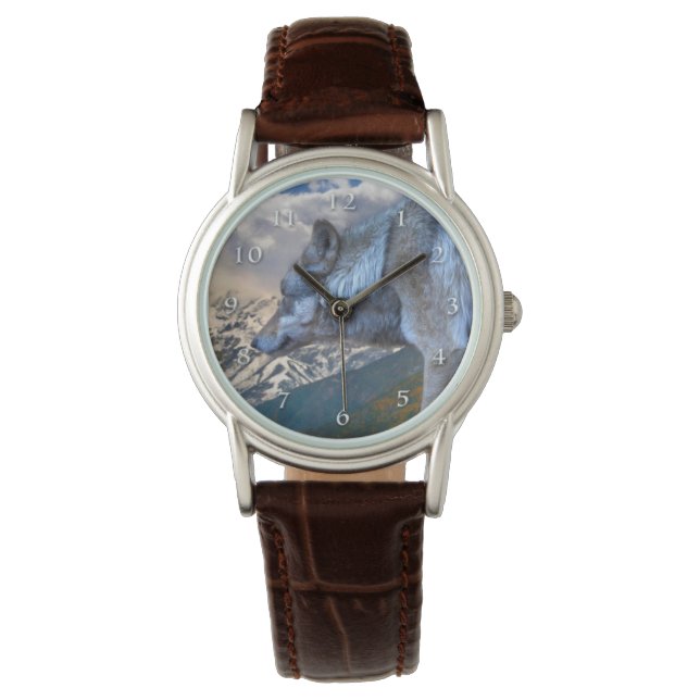 LONE WOLF OVERLORE DER FREIHEIT ARMBANDUHR (Vorderseite)