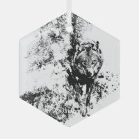 Lone Wolf Wildlife Animal Nature Art