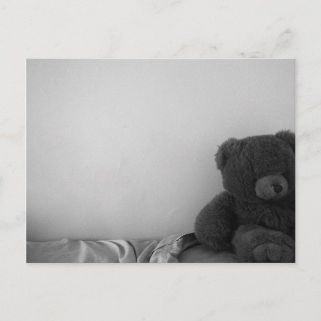 Lonely Bear postcard Postkarte (Vorderseite)