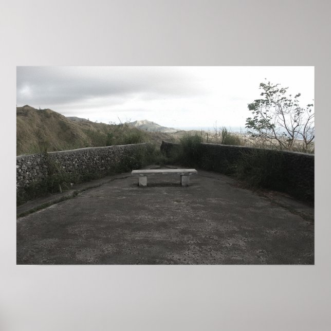 Lonely Bench Poster (Vorne)