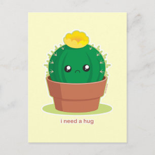Lonely Cactus Postkarte
