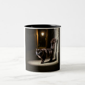 Lonely Cat Night Walk Tasse - Eine Touch des Myste