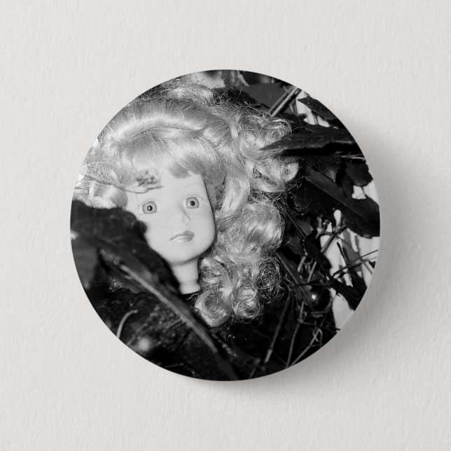 Lonely Doll Head Button (Vorderseite)