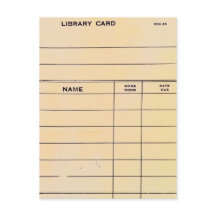 Lonely Library Card