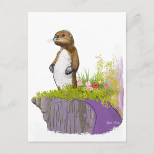 Lonely Otter Postkarte