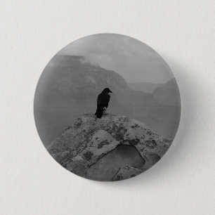 Lonely Raven Button