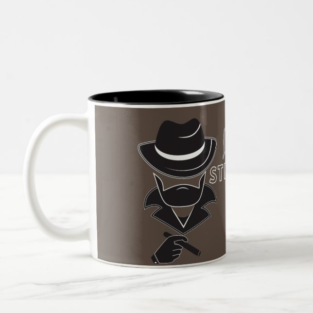 Lonely Stranger Zwei-Tone-Tasse Zweifarbige Tasse (Links)