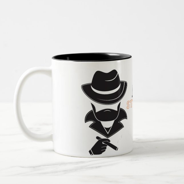 Lonely Stranger Zwei-Tone-Tasse Zweifarbige Tasse (Links)