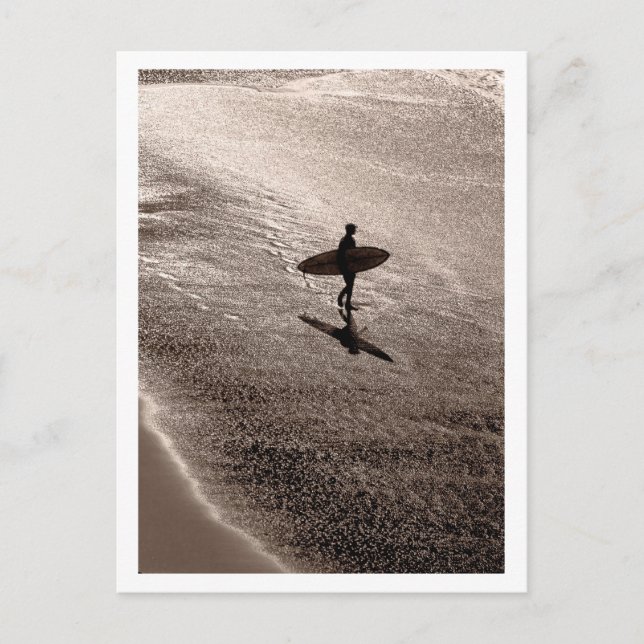 Lonely Surfer Postkarte (Vorderseite)