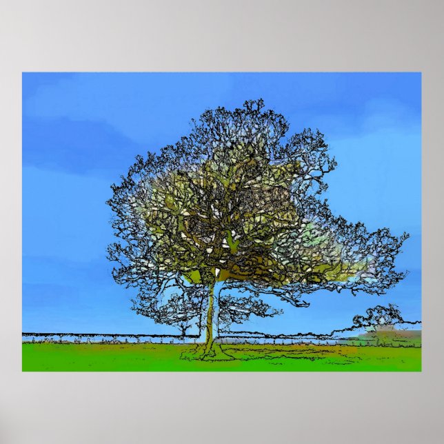 LONELY TREE POSTER (Vorne)