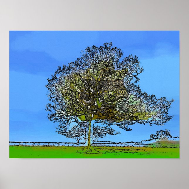 LONELY TREE POSTER (Vorne)