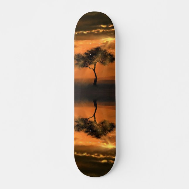 Lonely Tree Sunerams Skateboard (Vorne)
