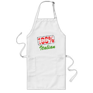 Long 100% tablier cuisine italienne pour hommes et femm