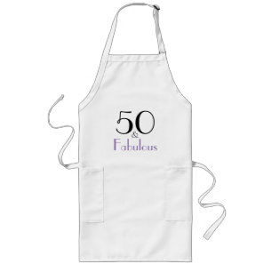 Long 50 ans 50 et tablier cinquantième du cuisinier