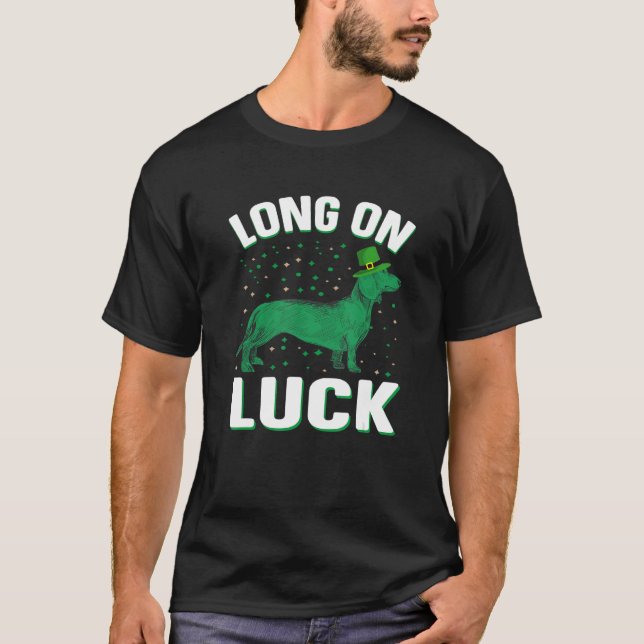 LONG AM LUCK St Patrick's Day T-Shirt (Vorderseite)