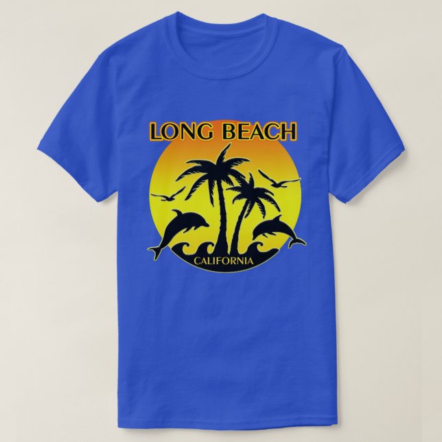 Long Beach, Ca-Delphine T-Shirt (Design vorne)
