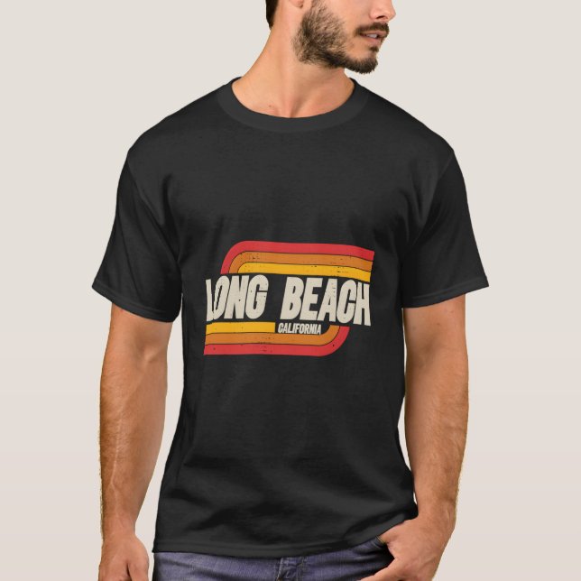 Long Beach California Ca City T-Shirt (Vorderseite)