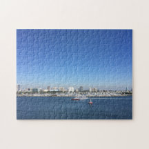 Long Beach California City Skyline