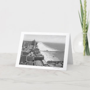 Long Beach, California Coastline and Beach Karte
