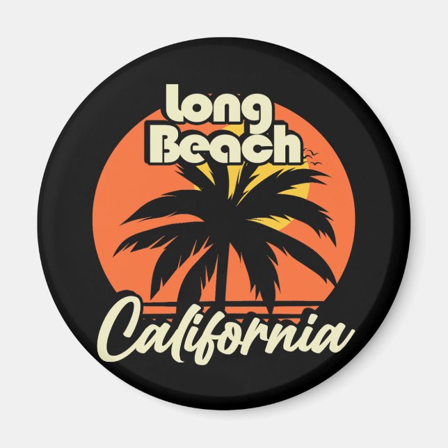 Long Beach California Magnet (Vorne)